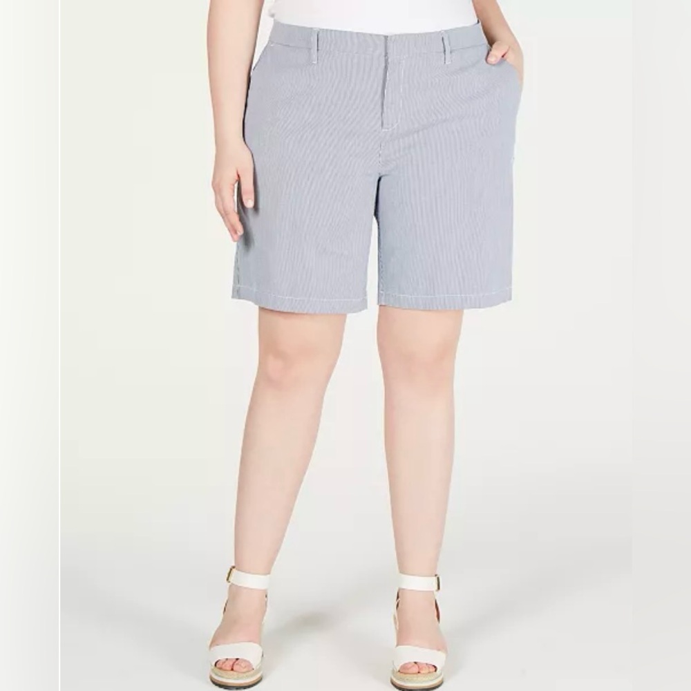 Tommy Hilfiger Hollywood Striped Chino Shorts, 14W